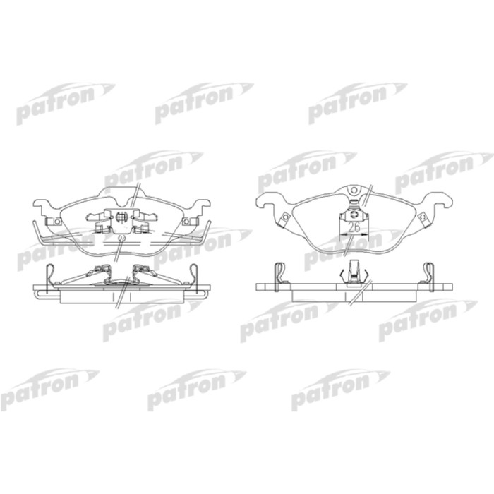 Колодки тормозные Patron PBP1293