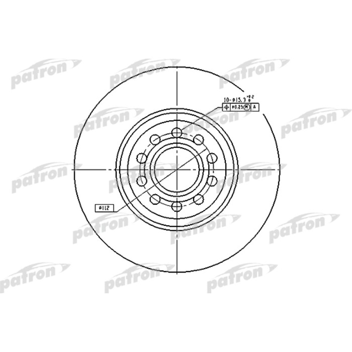 Диск тормозной Patron PBD4262