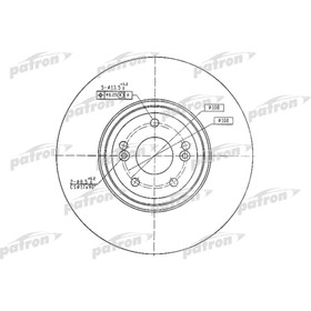 Диск тормозной Patron PBD4231 2783547