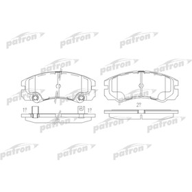Колодки тормозные Patron PBP1511 2783566