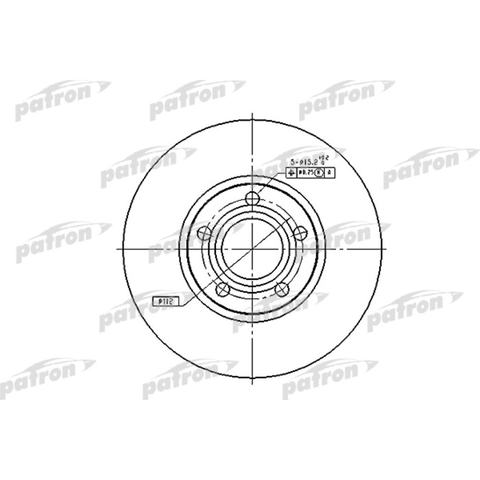 Диск тормозной Patron PBD2651