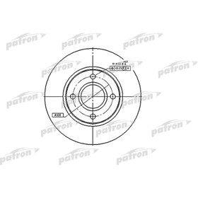 Диск тормозной Patron PBD2622 2780166