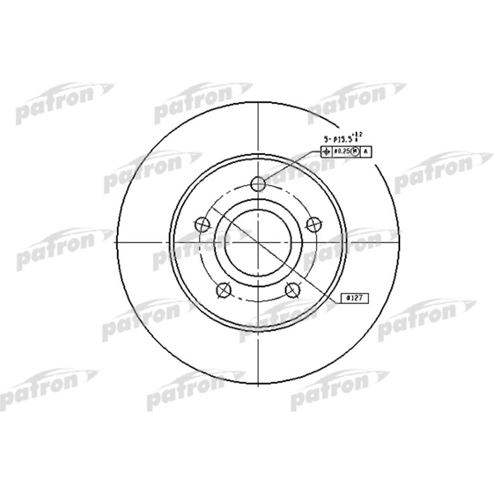 Диск тормозной Patron PBD5118