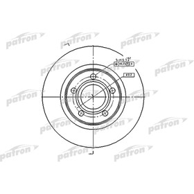 Диск тормозной Patron PBD2806 2780198