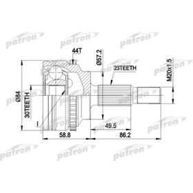 Шрус наружный Patron PCV1542 2783692