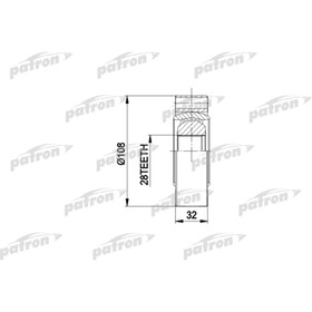 Шрус внутренний Patron PCV3016 2780285