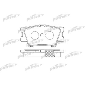 Колодки тормозные Patron PBP1892 2783918