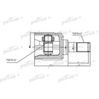 Шрус внутренний Patron PCV1168 2781861 - фото 62124