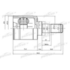 Шрус внутренний Patron PCV1517 2782223 - фото 62230