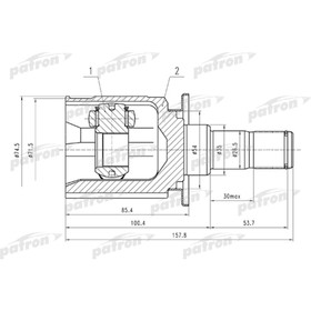Шрус внутренний Patron PCV1526 2782226