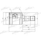 Шрус внутренний Patron PCV1531 2782230 - фото 62236