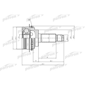 Шрус наружный Patron PCV1551 2782240