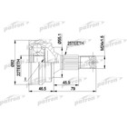 Шрус наружный Patron PCV1015 2779857 - фото 62286