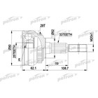 Шрус наружный Patron PCV1051 2779874 - фото 62290