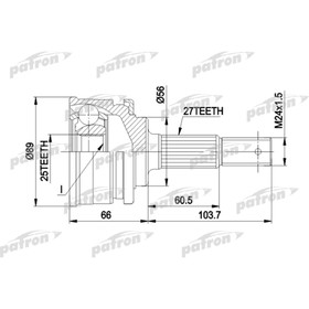 Шрус наружный Patron PCV1323 2779949