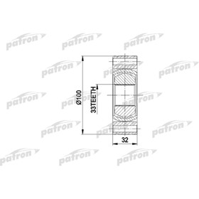 Шрус внутренний Patron PCV3001 2779960