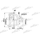 Шрус наружный Patron PCV1229 2779927 - фото 62399