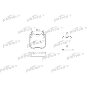 Колодки тормозные Patron PBP525 2780019