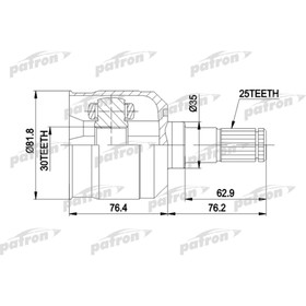 Шрус Patron PCV5009 2783497