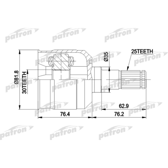 Шрус Patron PCV5009