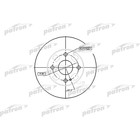 Диск тормозной Patron PBD4120 2783555 - фото 62483