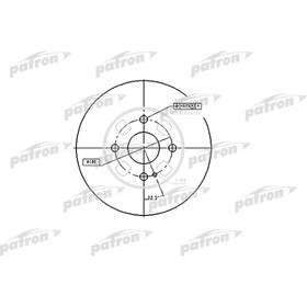 Диск тормозной Patron PBD4120 2783555