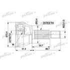 Шрус наружный Patron PCV1432 2783574 - фото 62492