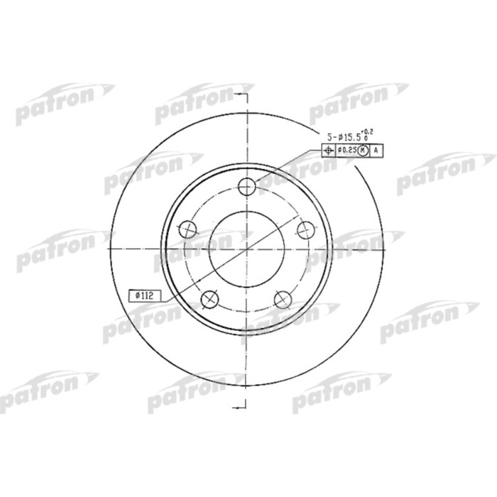 Диск тормозной Patron PBD2666