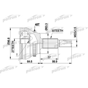 Шрус наружный Patron PCV1485 2783598