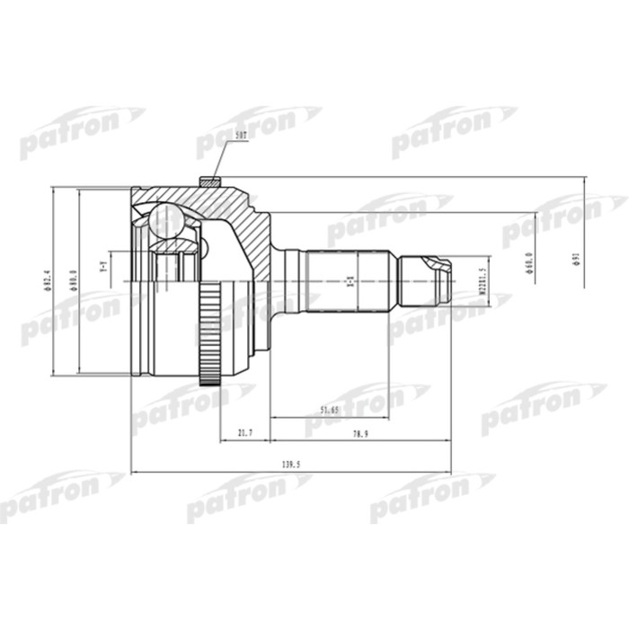 Шрус наружный Patron PCV1503