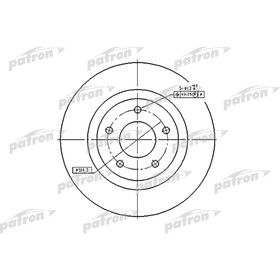 Диск тормозной Patron PBD7006 2783700