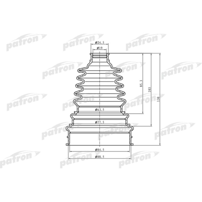 Пыльник ШРУСа Patron PDC0001