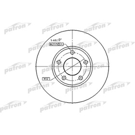Диск тормозной Patron PBD2650 2780173