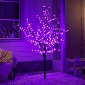 {{photo.Alt || photo.Description || 'Светодиодное дерево «Баугиния» 1.5 м, 480 LED, постоянное свечение, 220 В, свечение фиолетовое'}}