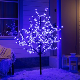 {{photo.Alt || photo.Description || 'Светодиодное дерево «Баугиния» 1.5 м, 480 LED, постоянное свечение, 220 В, свечение синее'}}
