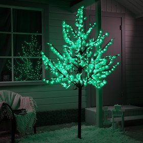 {{photo.Alt || photo.Description || 'Светодиодное дерево «Клён» 2 м, 900 LED, постоянное свечение, 220 В, свечение зелёное'}}
