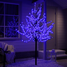 {{photo.Alt || photo.Description || 'Светодиодное дерево «Клён» 2 м, 900 LED, постоянное свечение, 220 В, свечение синее'}}