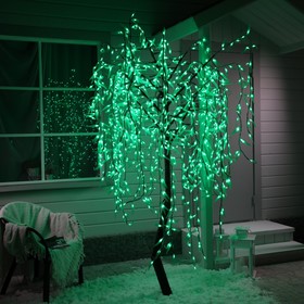 {{photo.Alt || photo.Description || 'Светодиодное дерево «Плакучая ива» 2 м, 1152 LED, постоянное свечение, 220 В, свечение зелёное'}}