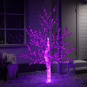 {{photo.Alt || photo.Description || 'Светодиодное дерево «Акриловое» 1.8 м, 768 LED, постоянное свечение, 220 В, свечение фиолетовое'}}