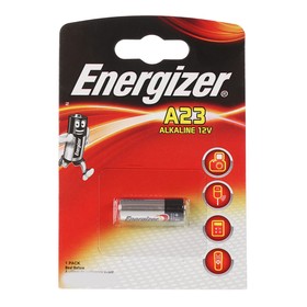 Батарейка алкалиновая Energizer, А23 (Е23А, GP23A, LRV08, MN21, V23GA)-1BL, блистер, 1шт.