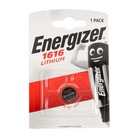 Батарейка литиевая Energizer, CR1616-1BL, 3В, блистер, 1 шт. 2794287 - фото 5669160