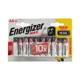 {{photo.Alt || photo.Description || 'Батарейка алкалиновая Energizer Max +PowerSeal, AA, LR6-16BL, 1.5В, блистер, 16 шт.'}}