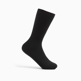 Носки мужские шерстяные, цвет чёрный, размер 23 (7 шт)