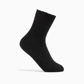 Носки мужские тёплые, цвет чёрный, размер 29 (2 шт)