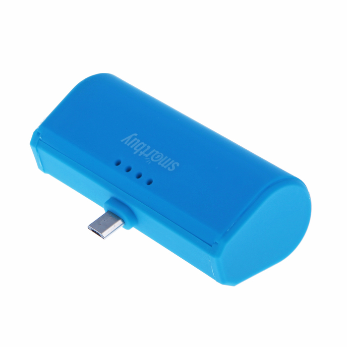 Внешний аккумулятор (power bank) SmartBuy TURBO, 2,1 А, 2200 mAh, MicroUSB, синий