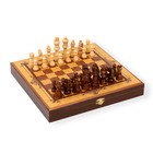 Шахматы "Золотая классика" (доска дерево 30 х 30 см, фигуры дерево, король h=8 см) - фото 2045762