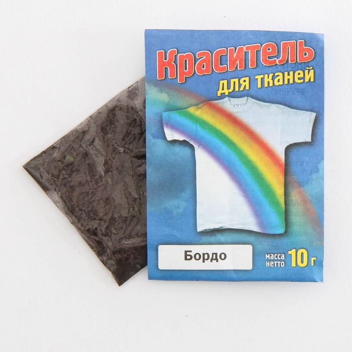 Краситель для ткани бордо