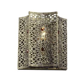 Бра 1624-1W "Bazar" 1xE14 40W золотисто-коричневый 20,5x12,5x21,5 см