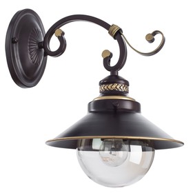 Бра "Grazioso" 1x60W E27 коричневый 28x28x32 см