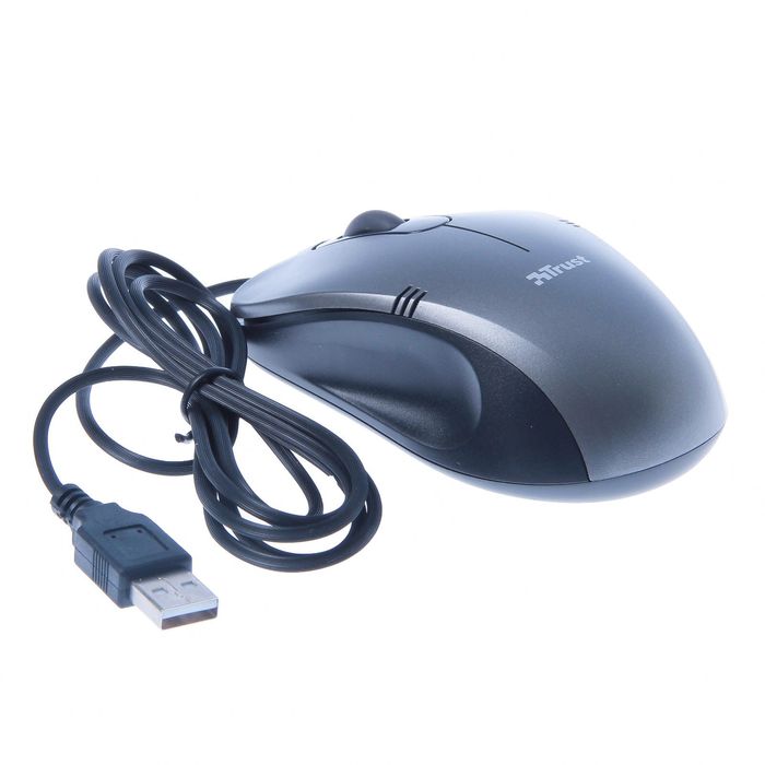 Мышь Trust IVERO (20404) COMPACT MOUSE черный/серый